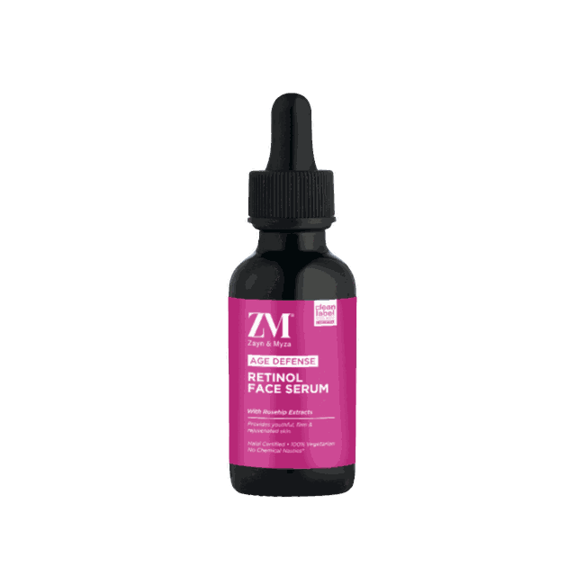 Zayn & Myza Retinol Face Serum bottle, 30ml